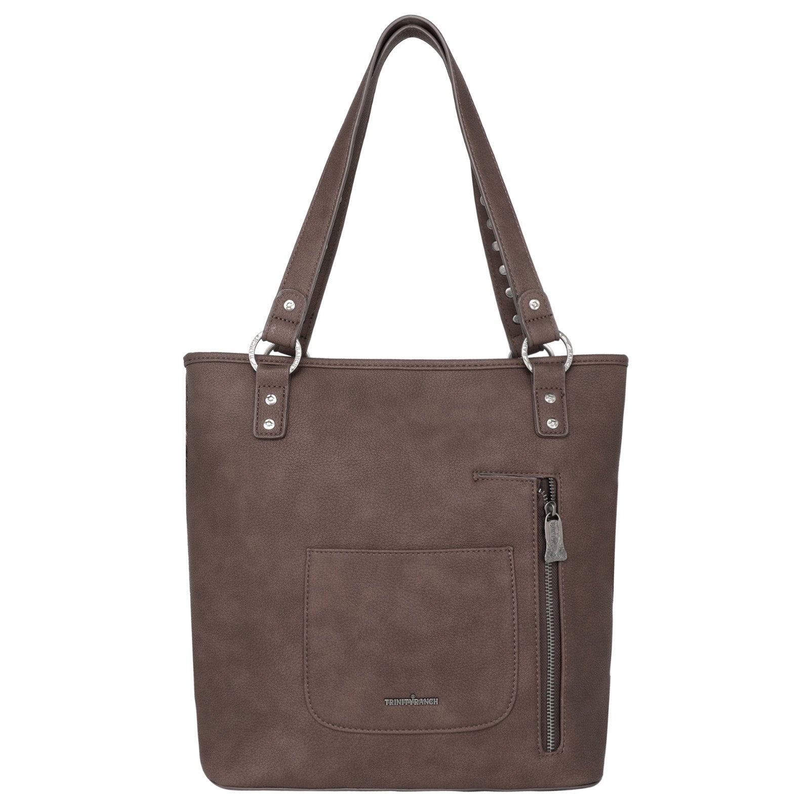 Trinity Ranch Hair-On Cowhide Collection Conceal Carry Tote