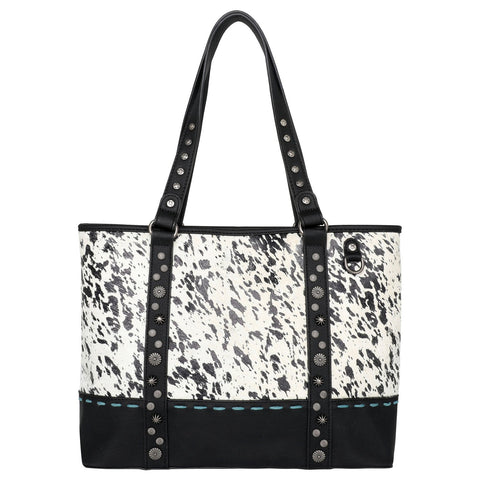 Trinity Ranch Hair-On Cowhide Collection Concealed Carry Tote - Montana West World