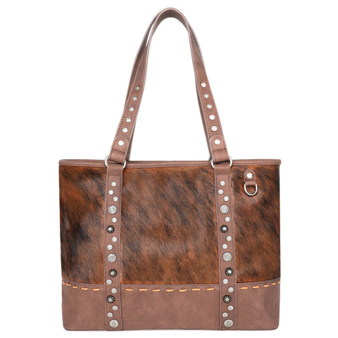 Trinity Ranch Hair-On Cowhide Collection Concealed Carry Tote - Montana West World