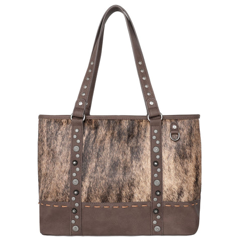 Trinity Ranch Hair-On Cowhide Collection Concealed Carry Tote - Montana West World