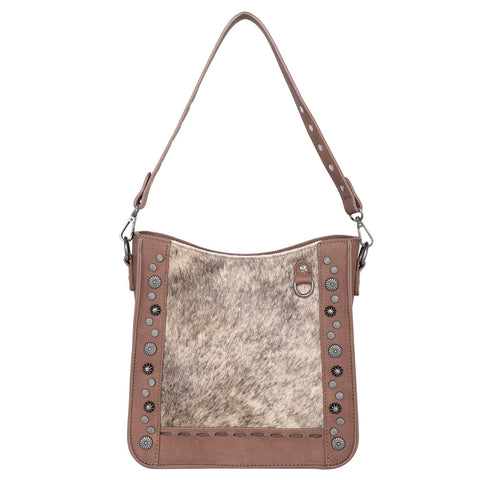 Trinity Ranch Hair-On Cowhide Concealed Carry Hobo - Montana West World