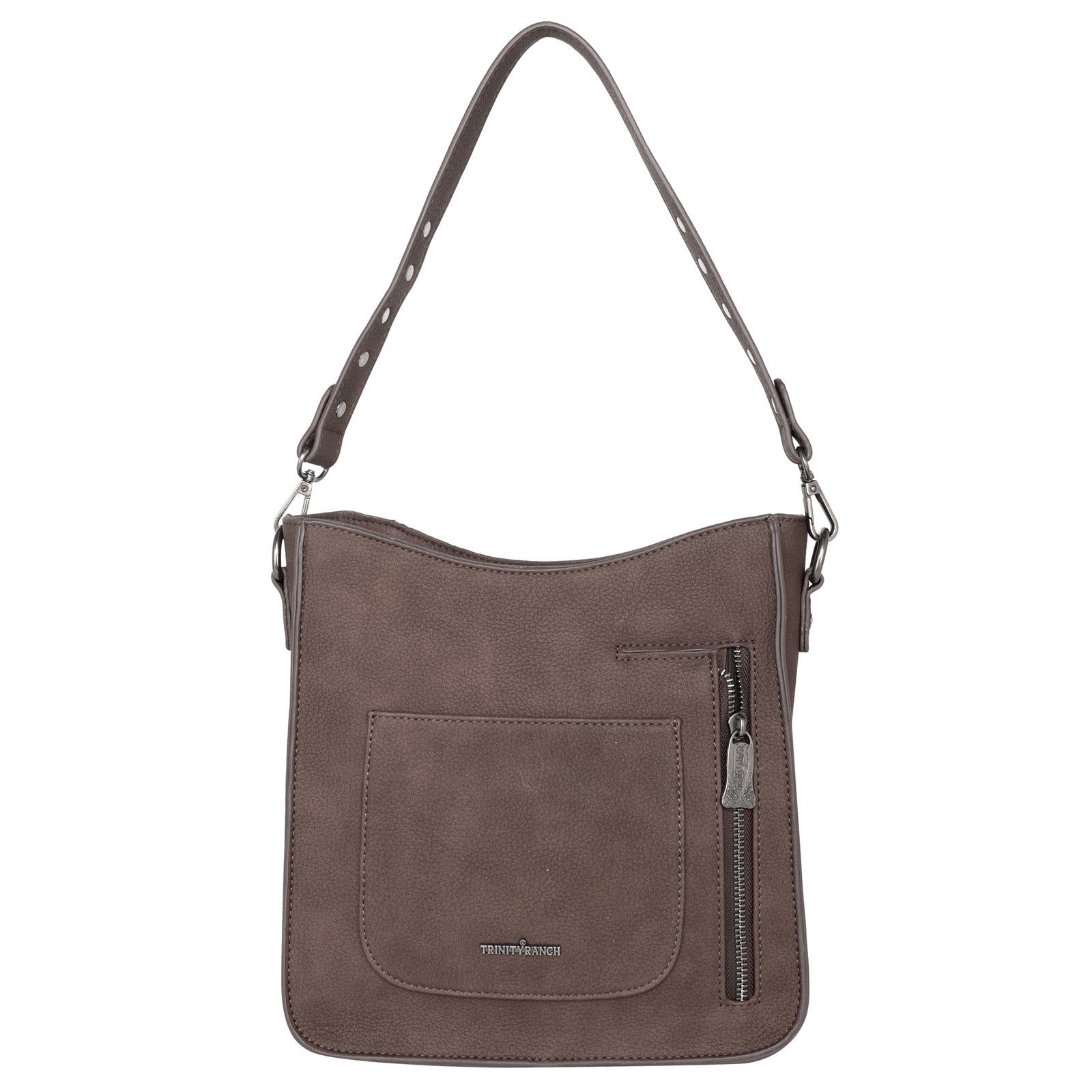 Trinity Ranch Hair-On Cowhide Concealed Carry Hobo - Montana West World