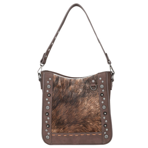 Trinity Ranch Hair-On Cowhide Concealed Carry Hobo - Montana West World