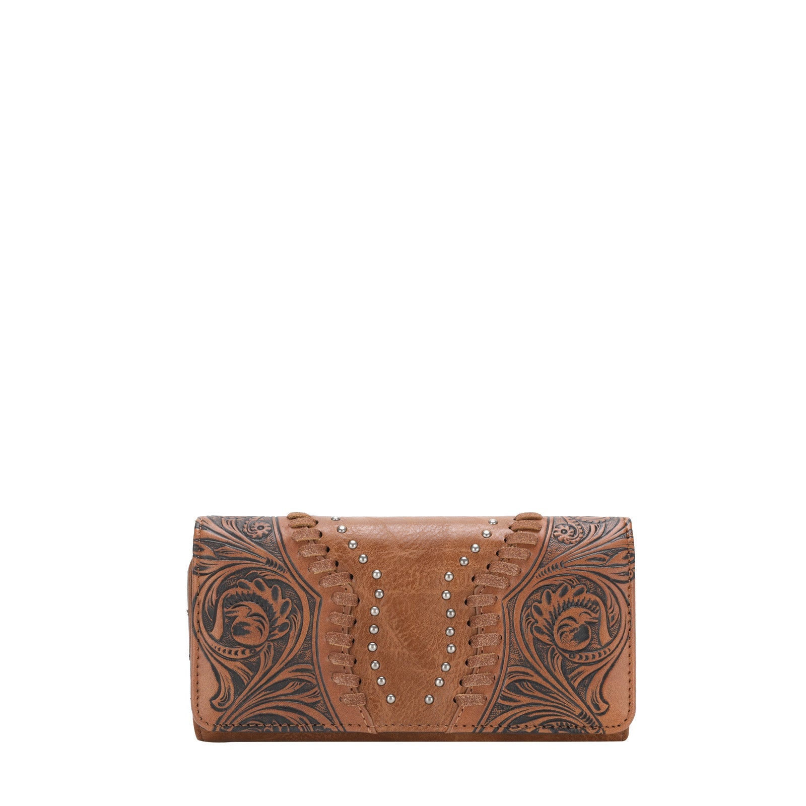 Trinity Ranch Floral Tooled Leather Tassel Concealed Carry Collection - Montana West World
