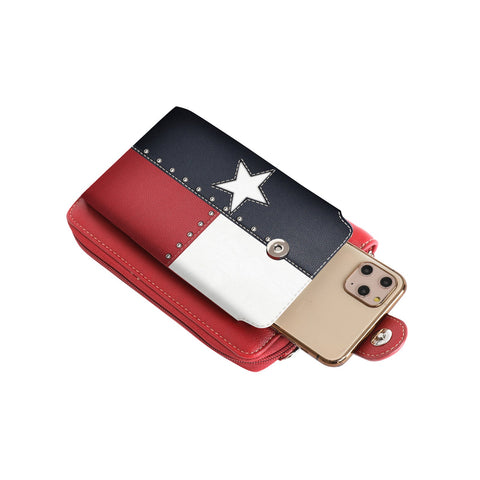 Montana West Western Texas Pride Crossbody Phone Bag - Montana West World