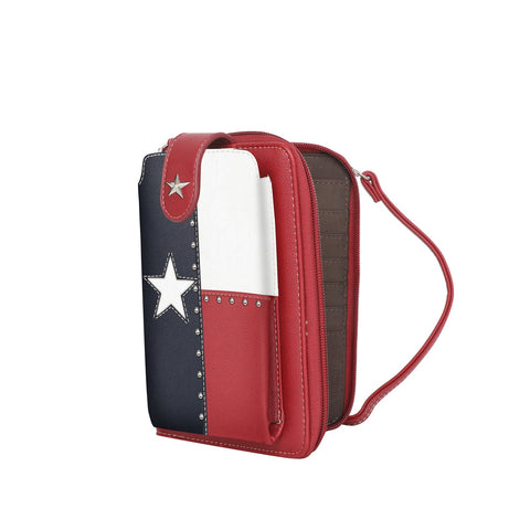 Montana West Western Texas Pride Crossbody Phone Bag - Montana West World