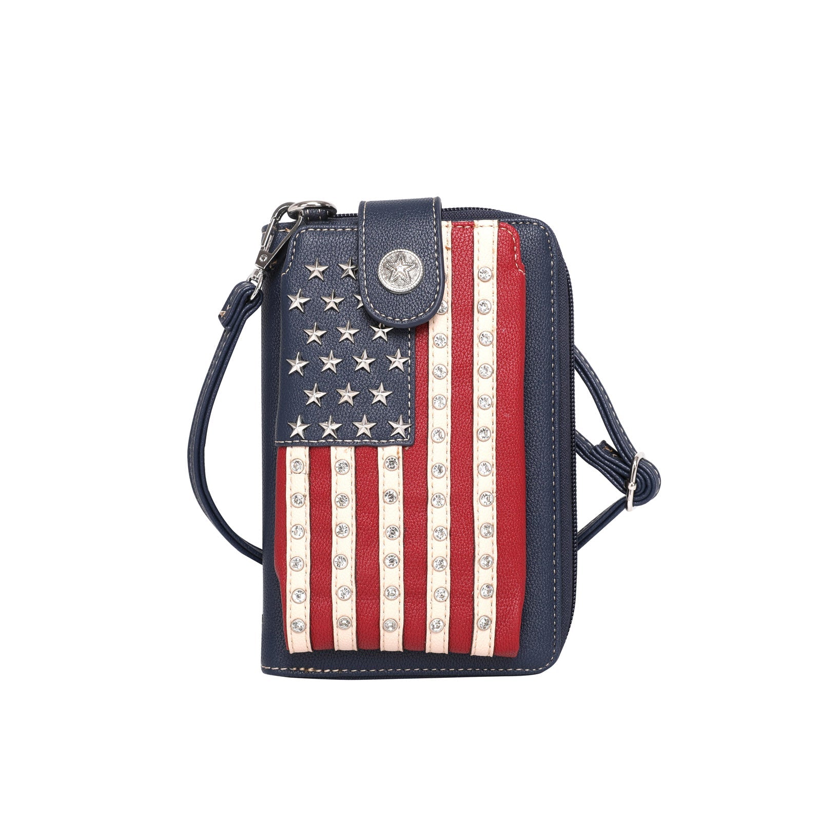 Montana West American Pride Crossbody Wallet Phone Bag - Montana West World