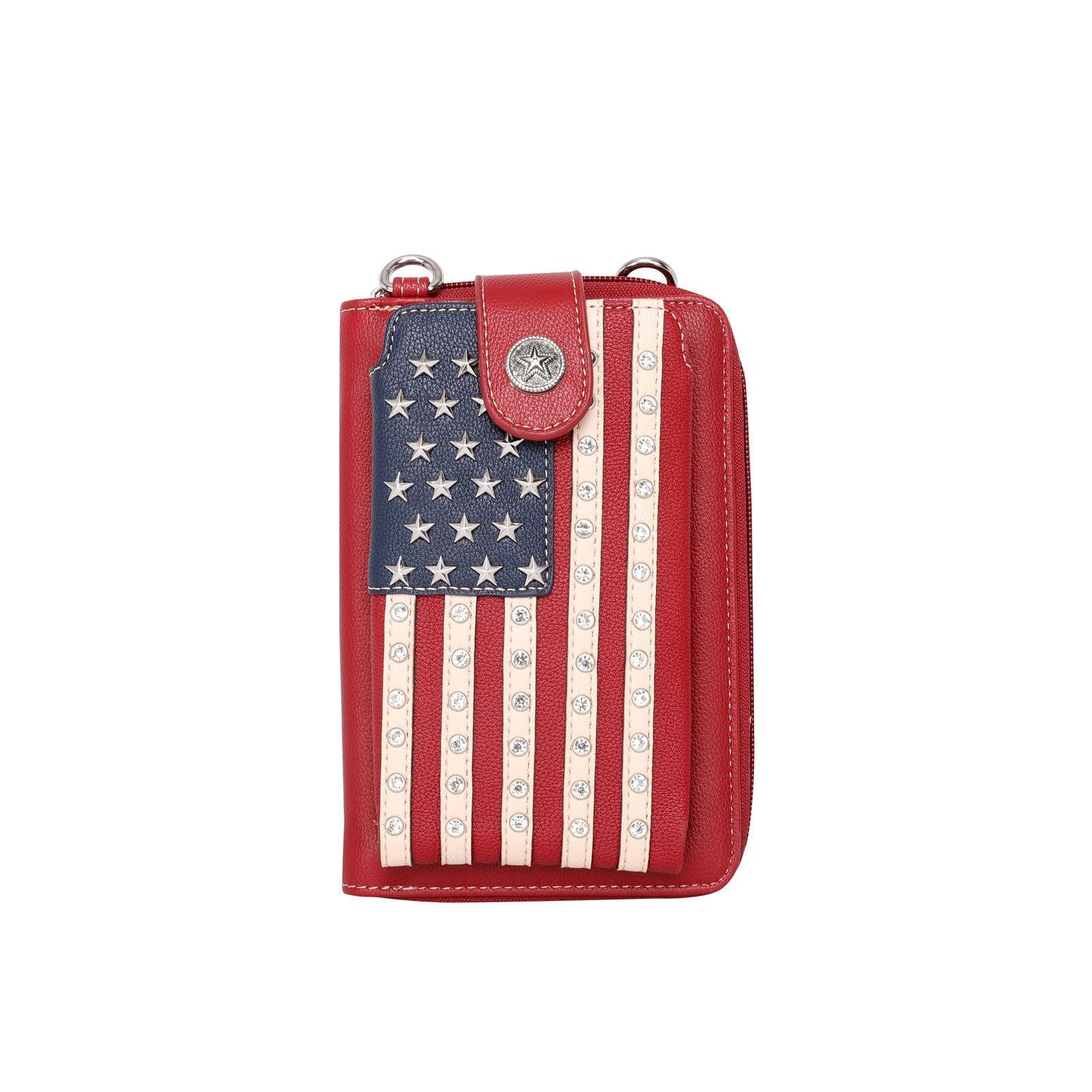 Montana West American Pride Crossbody Wallet Phone Bag - Montana West World