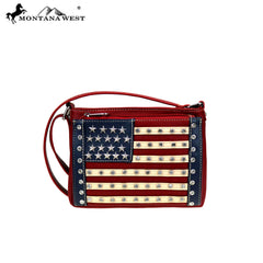Montana West American Pride Collection Organizer Crossbody Bag - Montana West World