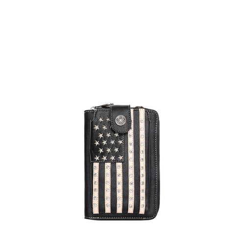 Montana West American Pride Crossbody Wallet Phone Bag - Montana West World