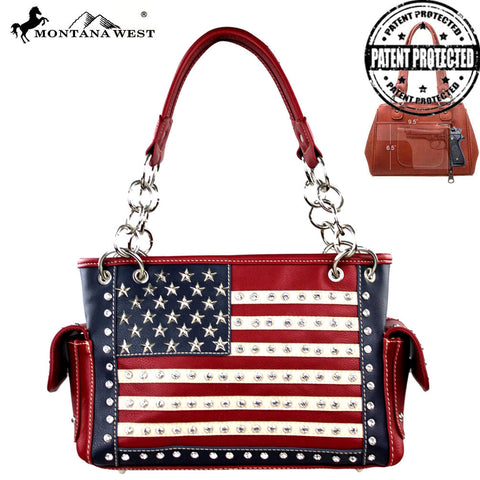 Montana West American Pride Concealed Collection Satchel - Montana West World