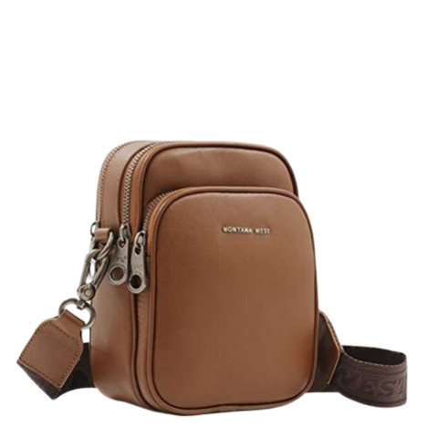 Montana West Genuine Leather Crossbody Shoulder Bag - Montana West World