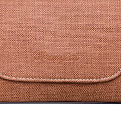 Wrangler Aztec Embossed Fray Denim Tote Bag - Montana West World