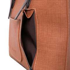 Wrangler Aztec Embossed Fray Denim Tote Bag - Montana West World