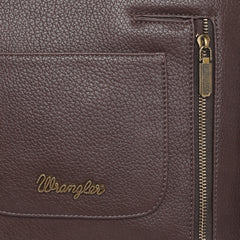 Wrangler Fringe and Studs Concealed Carry Western Tote - Montana West World
