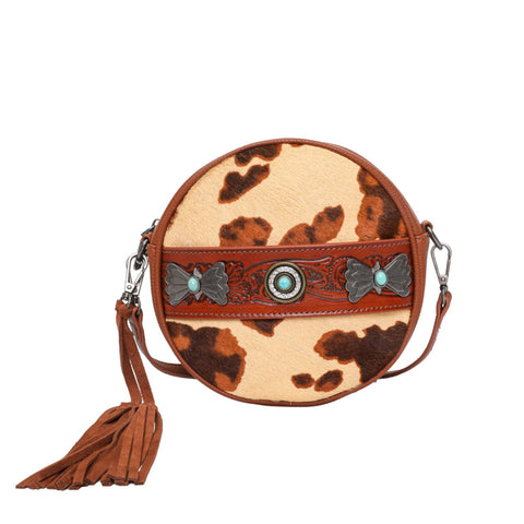 Wrangler Hair-on Collection Crossbody Circle Bag - Montana West World