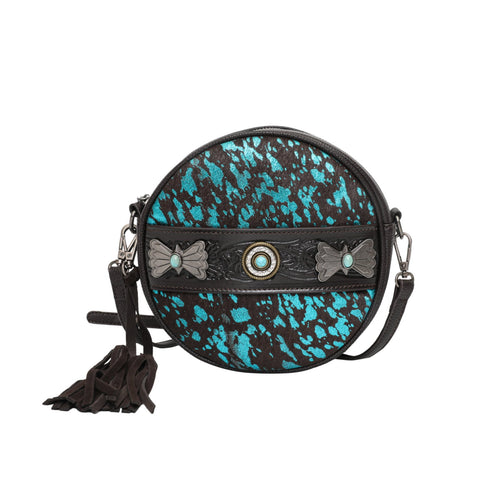 Wrangler Hair-on Collection Crossbody Circle Bag - Montana West World