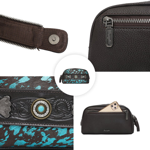 Wrangler Hair-on Collection Multi Purpose Travel Pouch - Montana West World