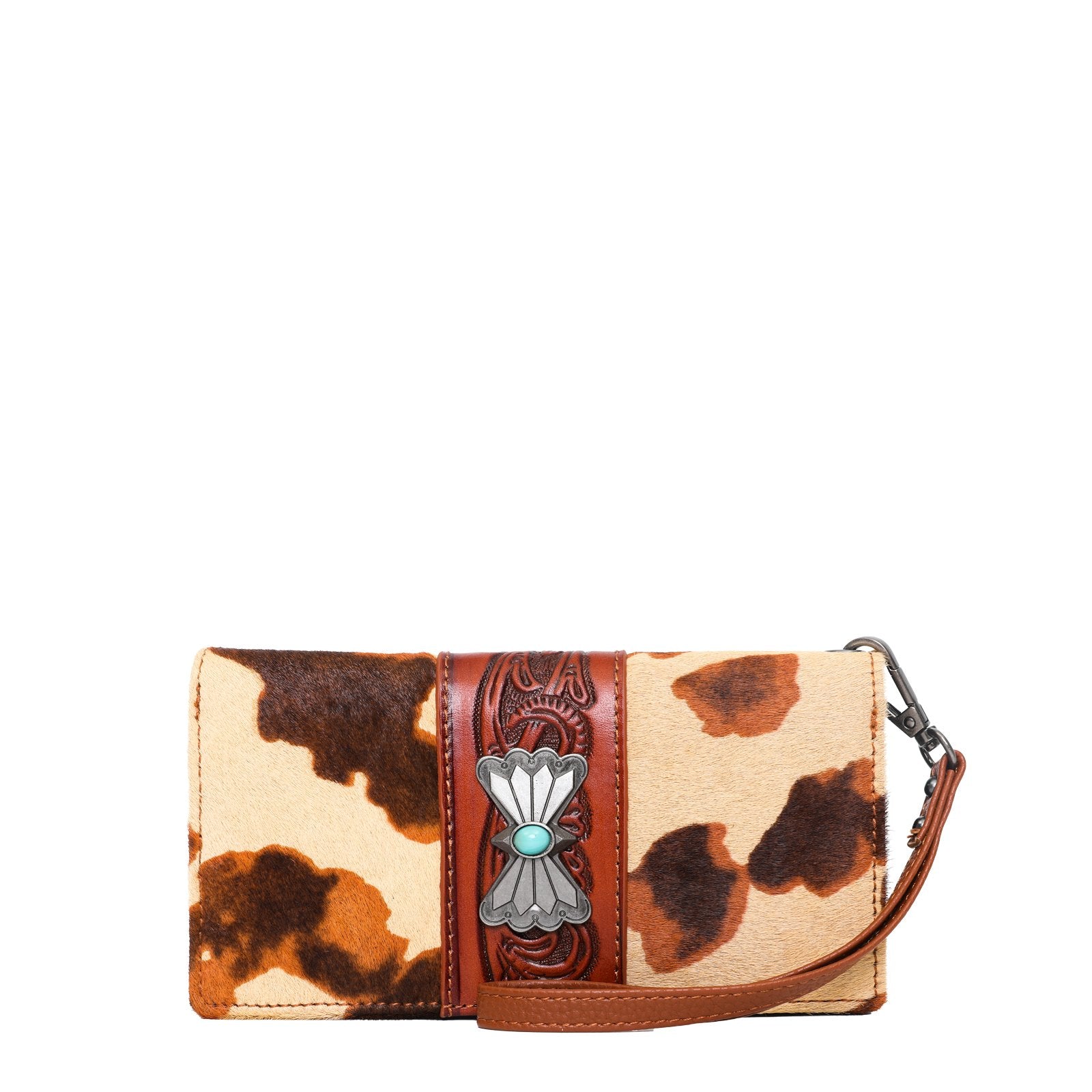 Wrangler Hair-on Cowhide Collection Wallet - Montana West World