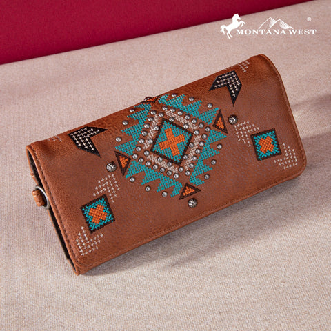 Montana West Embroidered Collection Wallet - Montana West World