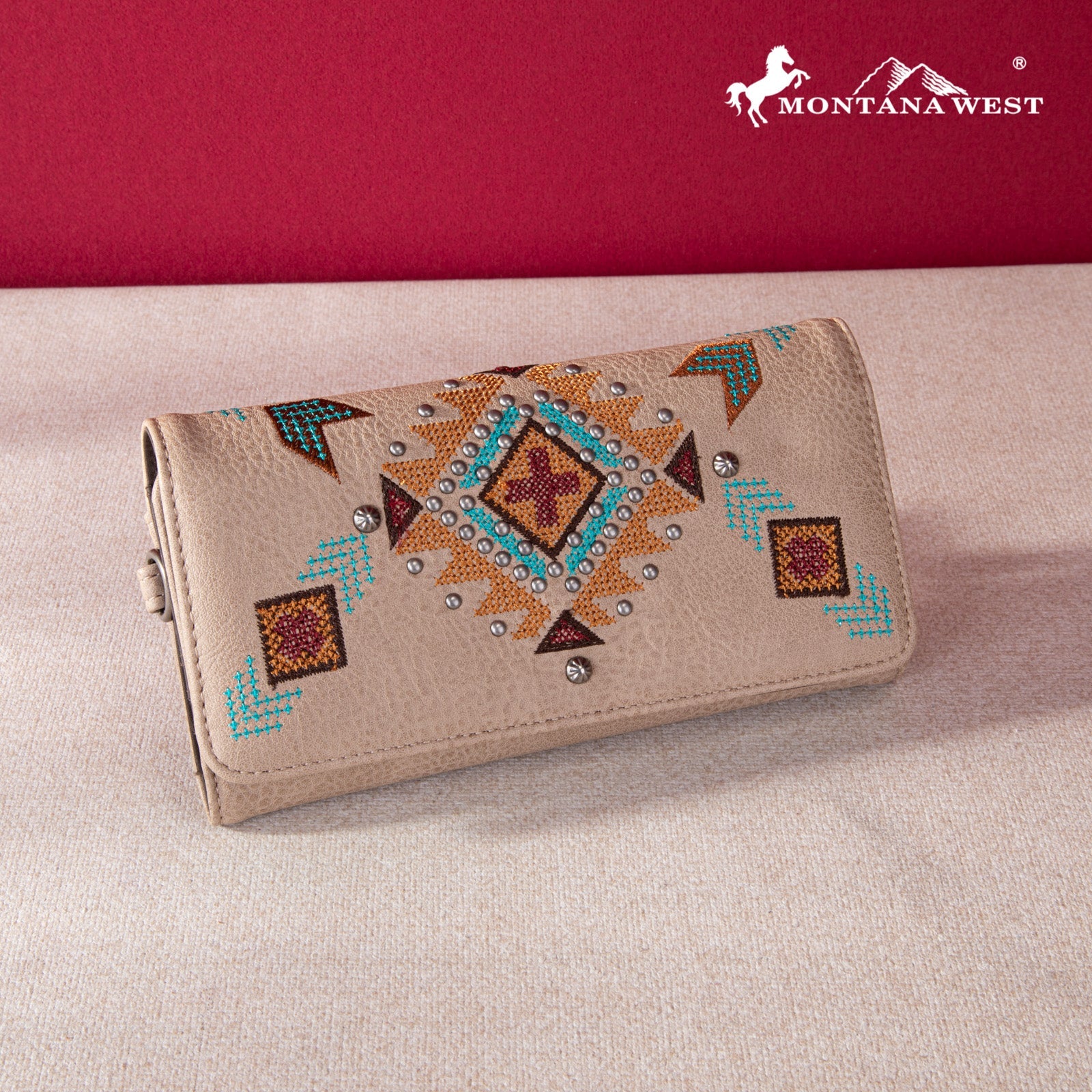 Montana West Embroidered Collection Wallet - Montana West World