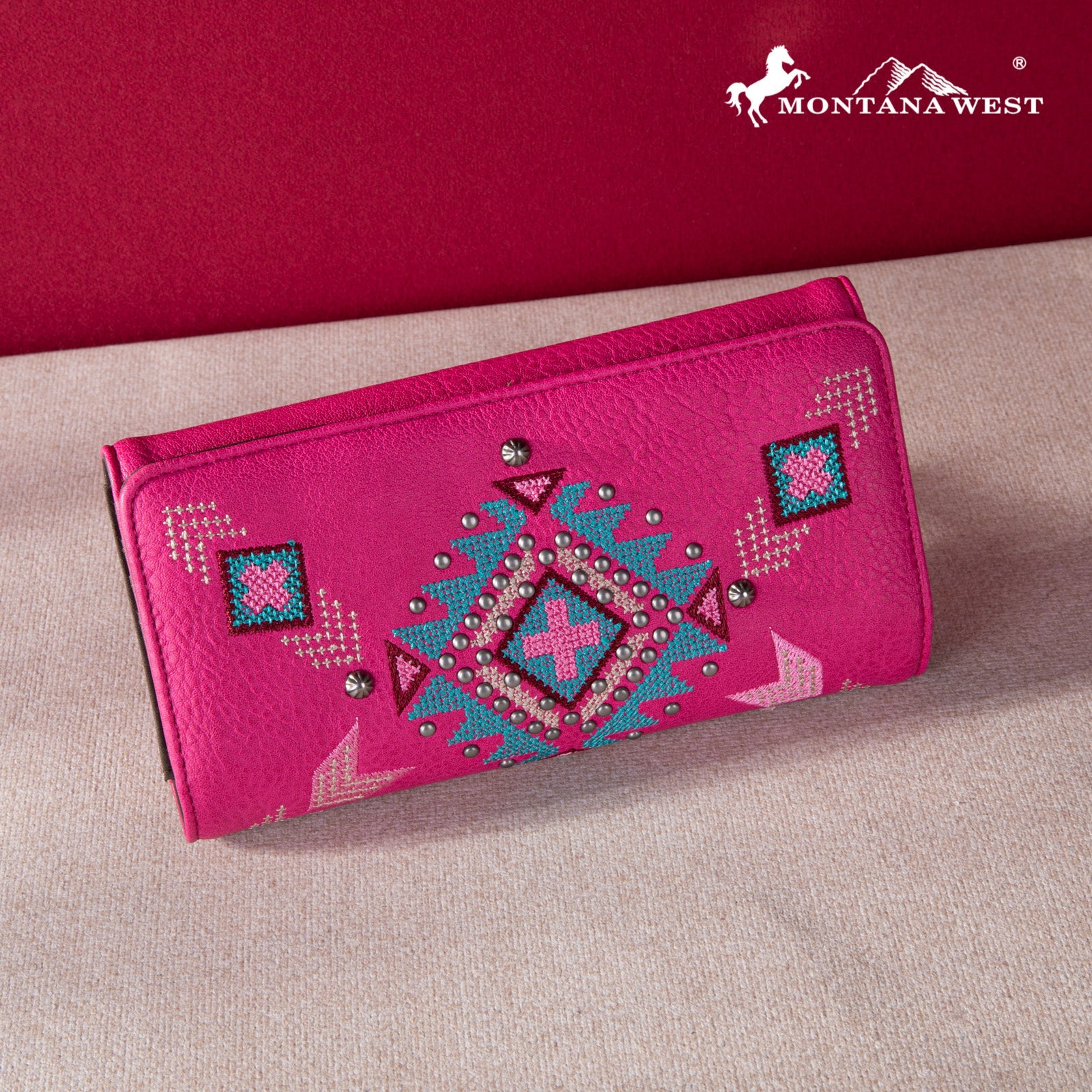 Montana West Embroidered Collection Wallet - Montana West World