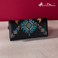 Montana West Embroidered Collection Wallet - Montana West World