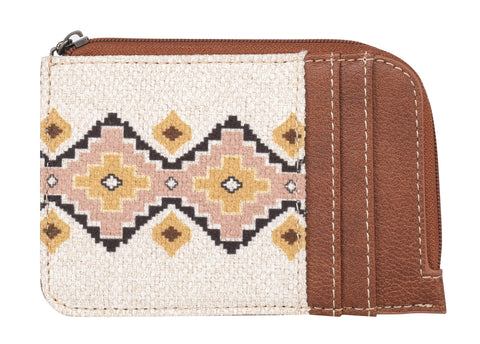 Wrangler Southwestern Art Print Mini Zip Card Case - Montana West World