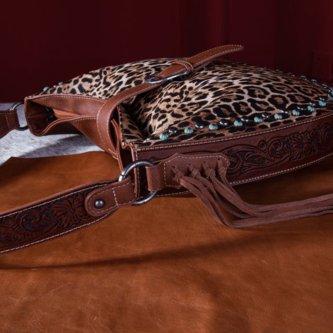 Montana West Leopard Buckle Concealed Carry Hobo - Montana West World