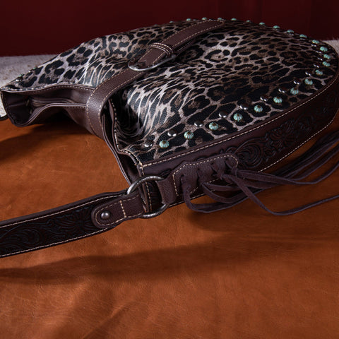 Montana West Leopard Buckle Concealed Carry Hobo - Montana West World