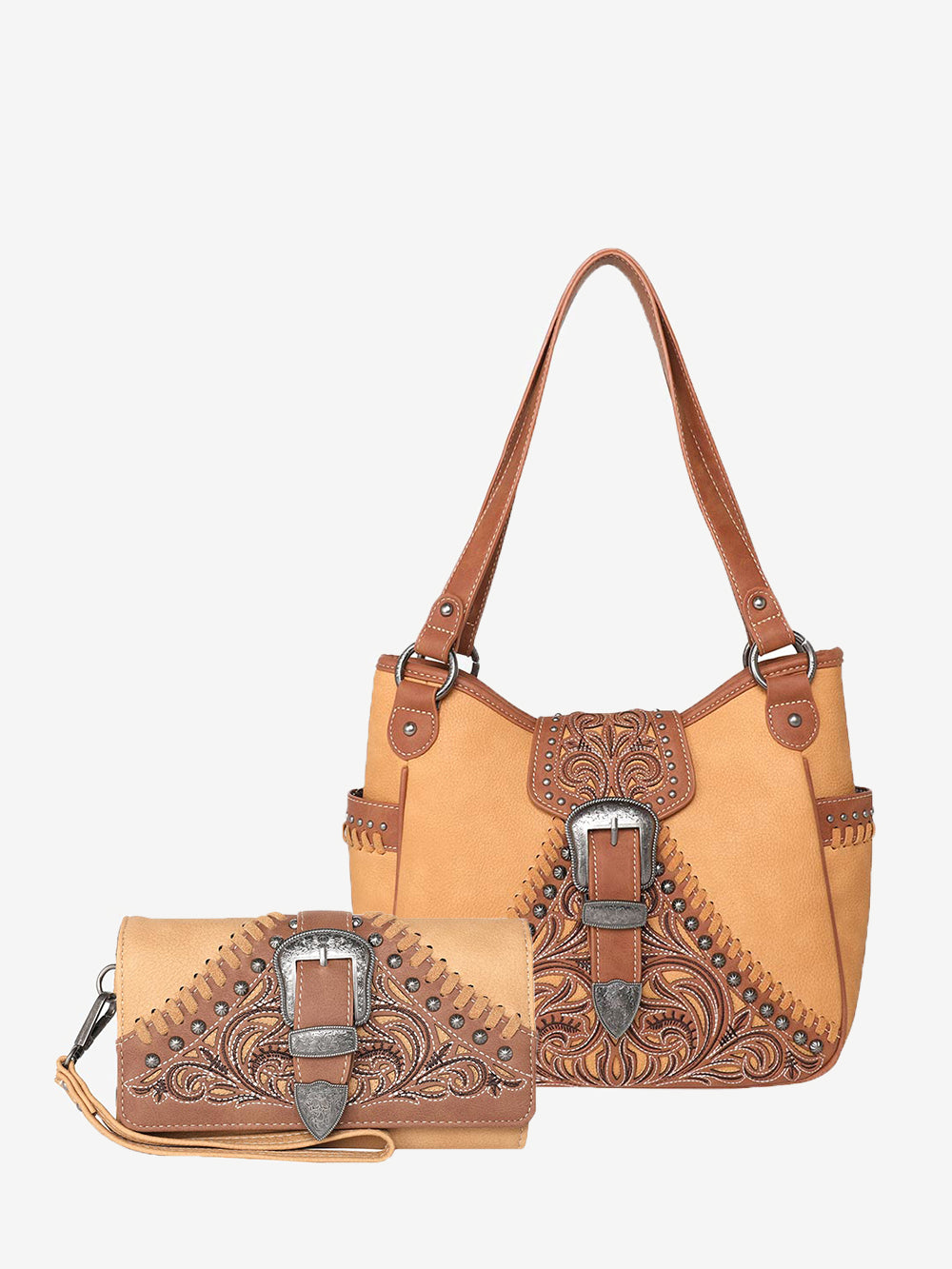 Montana West Embroidered Concealed Carry Purse - Montana West World