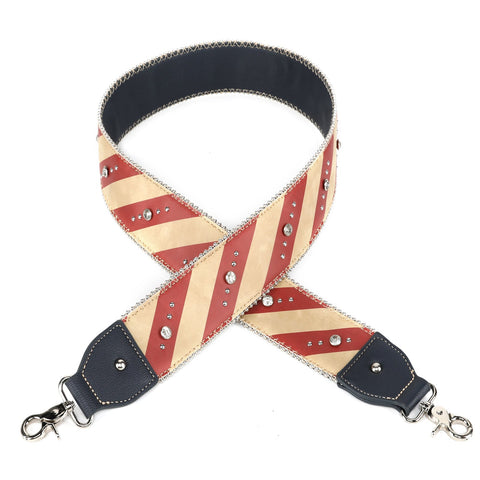 Montana West Vintage American Flag Color Crossbody Shoulder Strap - Montana West World