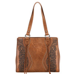 Trinity Ranch Floral Tooled Leather Tassel Concealed Carry Collection - Montana West World