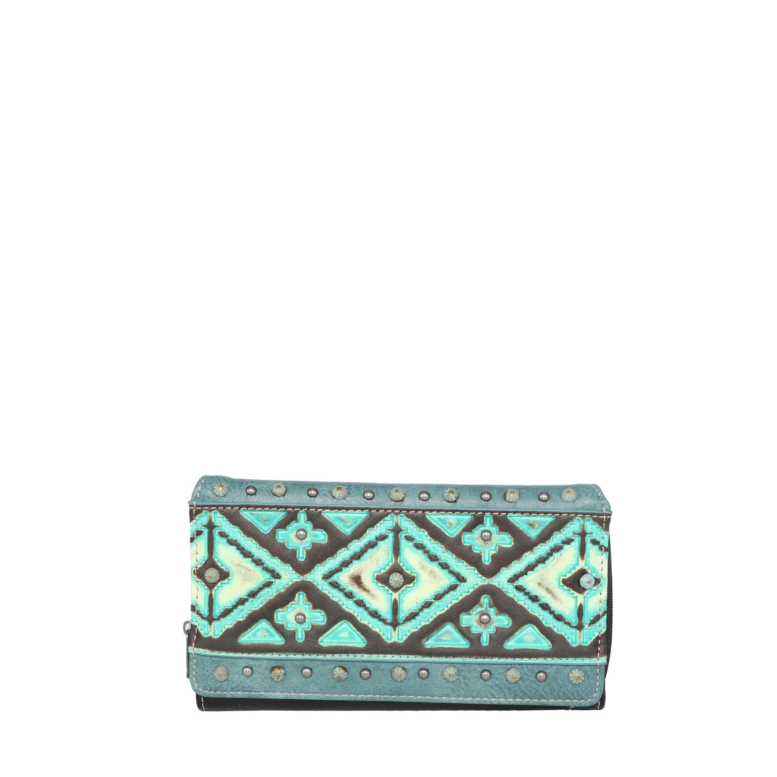 Montana West Aztec Tooled Collection Wallet - Montana West World