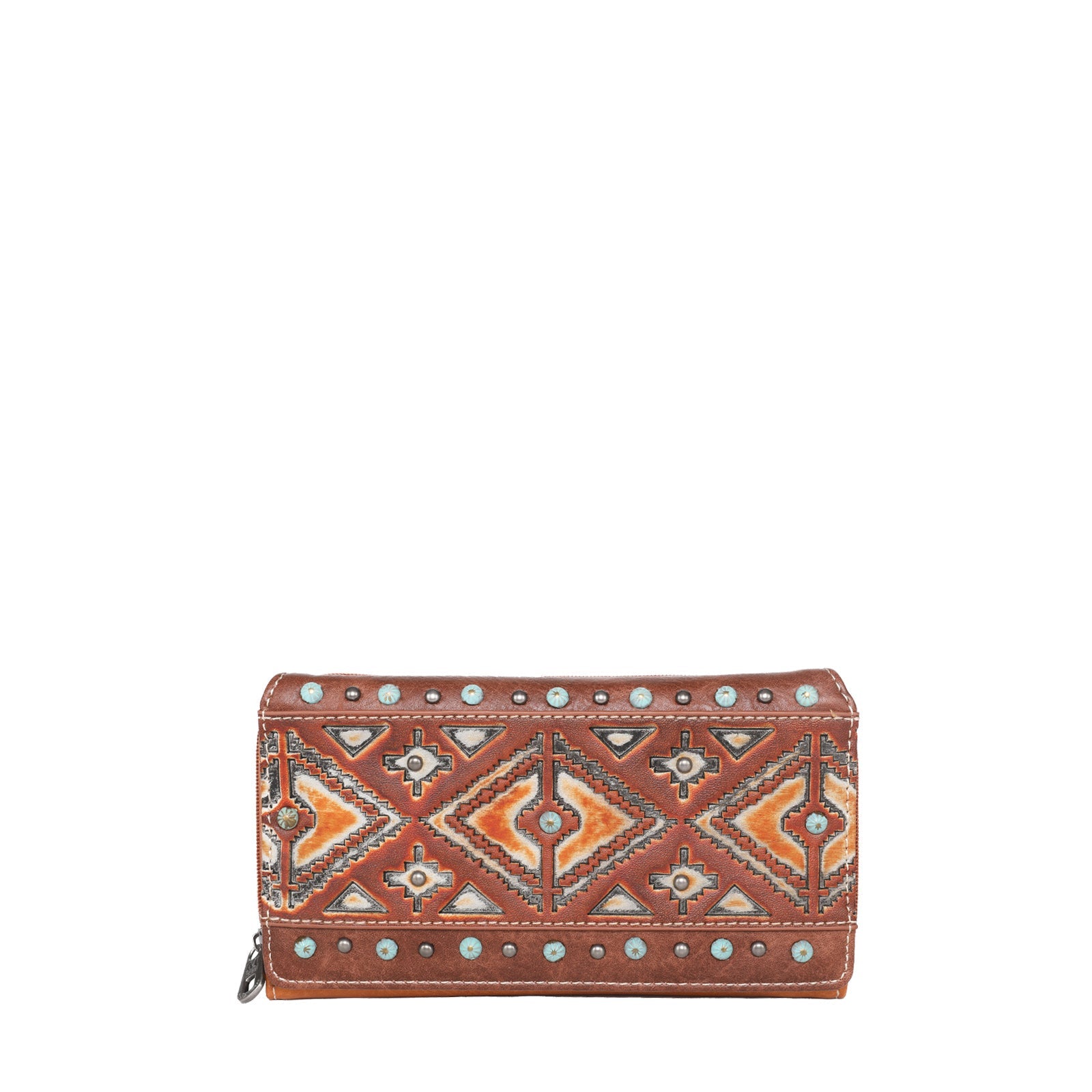Montana West Aztec Tooled Collection Wallet - Montana West World