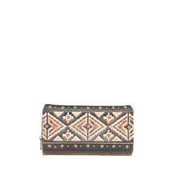 Montana West Aztec Tooled Collection Wallet - Montana West World