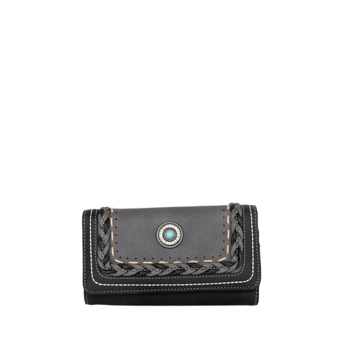 Montana West Turquoise Stone Concho Wallet - Montana West World