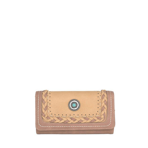 Montana West Turquoise Stone Concho Wallet - Montana West World